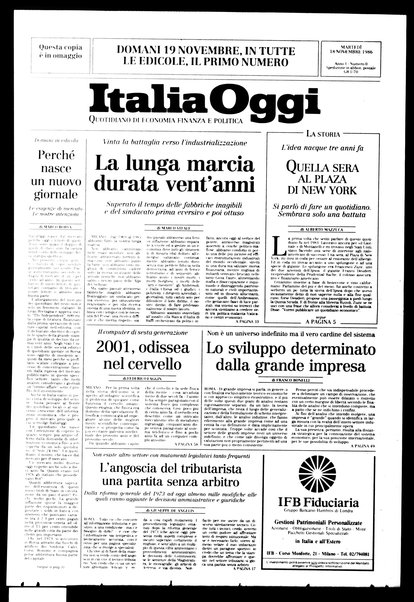 Italia oggi : quotidiano di economia finanza e politica